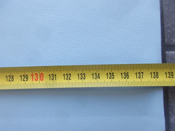 Möbeltyg Vinyl Turkosblå138x207 cm.