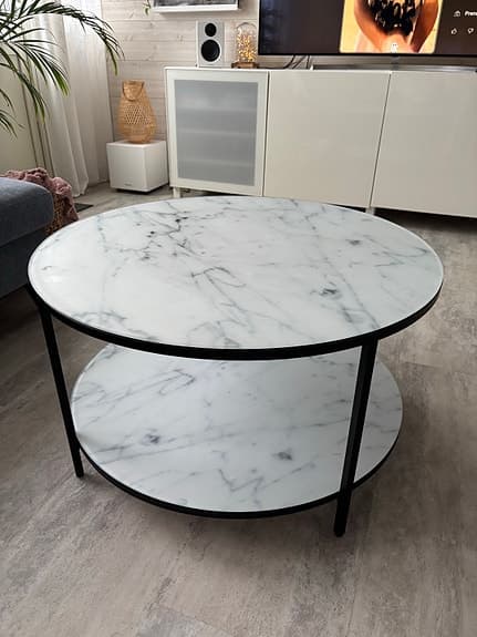 Vardagsrumsbord marmor