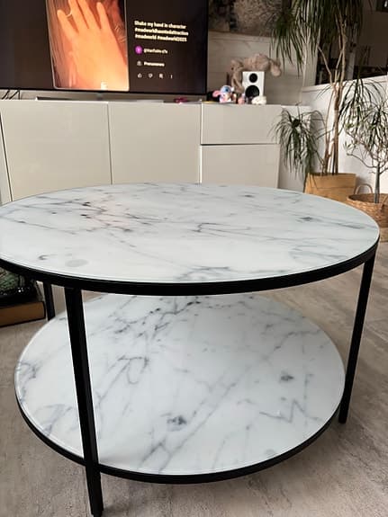 Vardagsrumsbord marmor