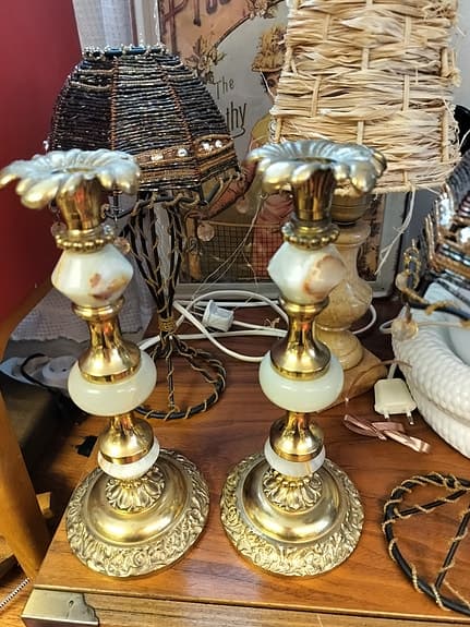 Ett par snygga ljusstakar