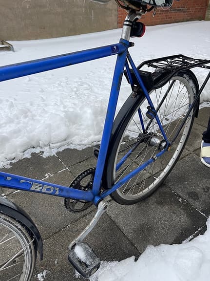 Crescent herrcykel stadscykel 28" M blå