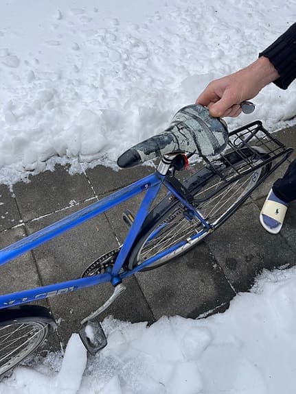 Crescent herrcykel stadscykel 28" M blå