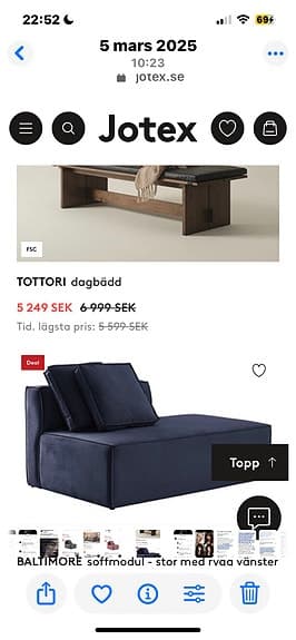 Modul soffa Baltimore