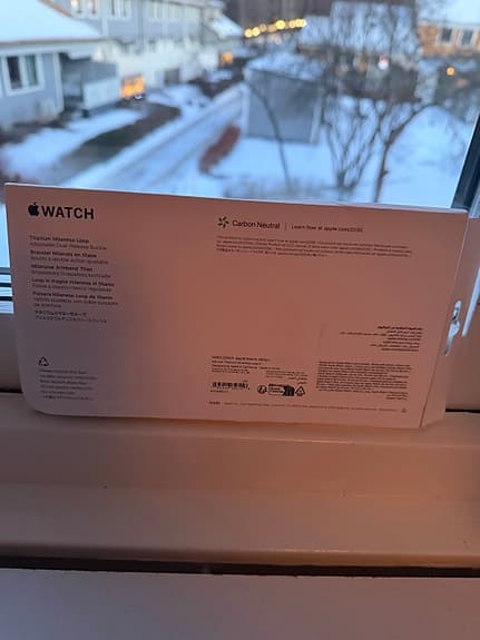 Apple Watch armband Milanese Loop rostfritt stål /S