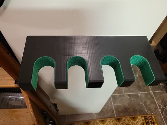 Magnetisk vapenhållare för 4 vapen (två stycken)