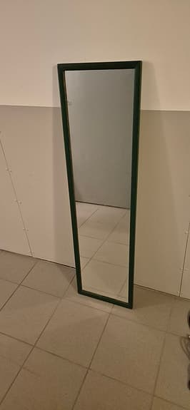 Spegel Fröseke Ab nybrofabriken kristallglas 123*33cm teak