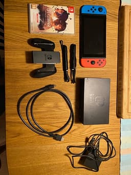 Nintendo Switch spelkonsol med tillbehör