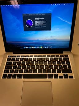 Apple MacBook Pro Retina 13-tums bärbar dator silver