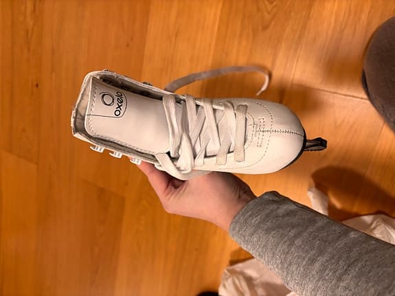 Oxelo ishockeyskridskor barn storlek 30 vita