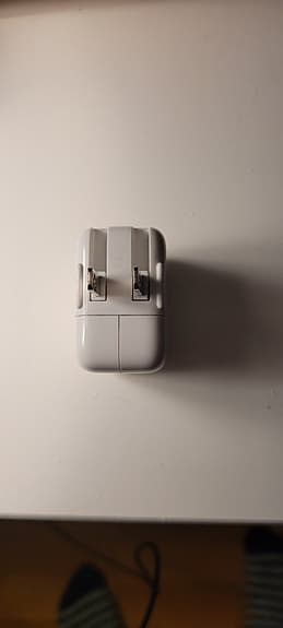 Apple laddare vit för USA/amerikanska kontakter