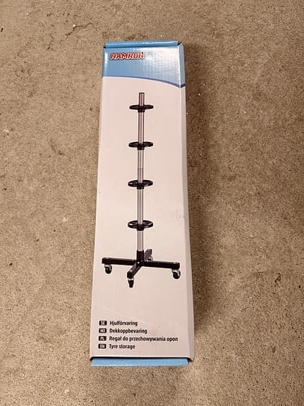 Hamron däckställ på hjul