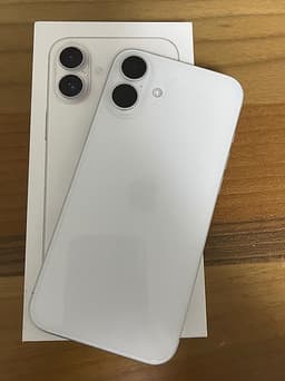 Apple iPhone 16 plus 128 GB vit