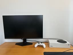 Microsoft Xbox Series S spelkonsol vit+ gamingskärm