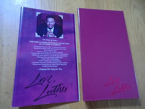 luther vandross 4 cd box love 2007 TOPPSKICK 53 låtar hits beyonce