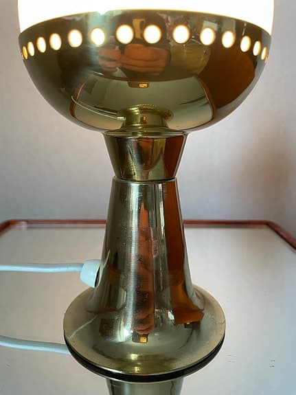 Hans-Agne Jakobsson, bordslampa modell "B 225 M" Markaryd sent 1900-tal