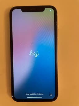 Apple iPhone XR 64GB Vit - fint skick