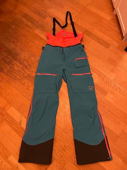 Norrøna Lofoten skidbyxor Gore-Tex blå dam XL