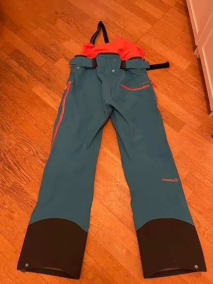 Norrøna Lofoten skidbyxor Gore-Tex blå dam XL