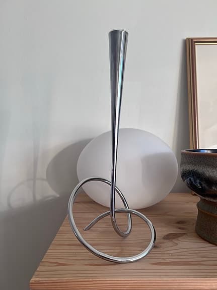Loop Maison ljusstake/vas metall silverfärgad dekor decor silver design