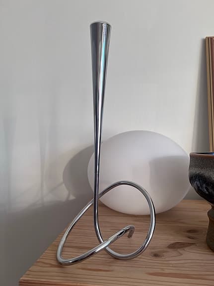 Loop Maison ljusstake/vas metall silverfärgad dekor decor silver design