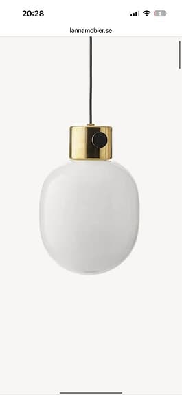 Taklampa lampa JWDA pendellampa nypris 3999kr Audo copenhagen