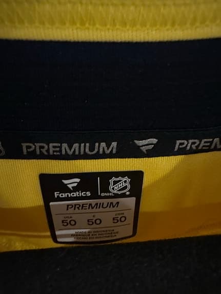 Fanatics Tre Kronor Zibanejad ishockeytröja gul