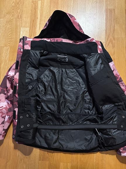 Swedemount STX skidställ rosa camo barn