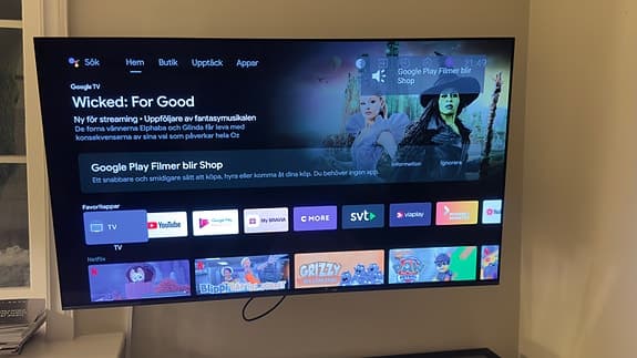 Sony KD65A87 - Exklusiv 65-tums 4K OLED-TV med fantastisk bildkvalitet.