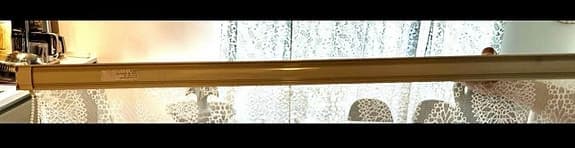 Semi-transparent rullgardin i fint mönster - L200*B118,5