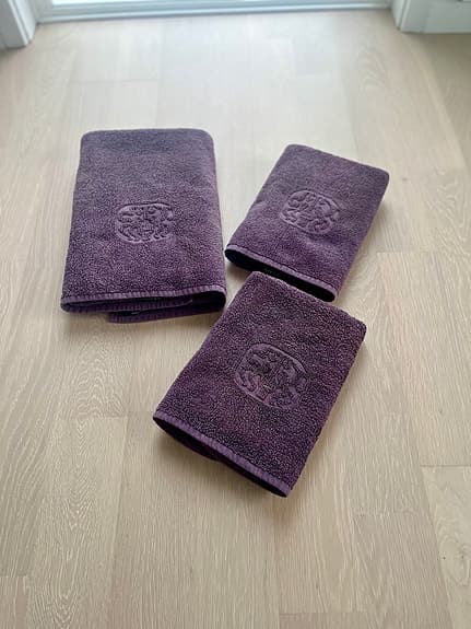 GEORG JENSEN DAMASK använda handdukar 100% bomull