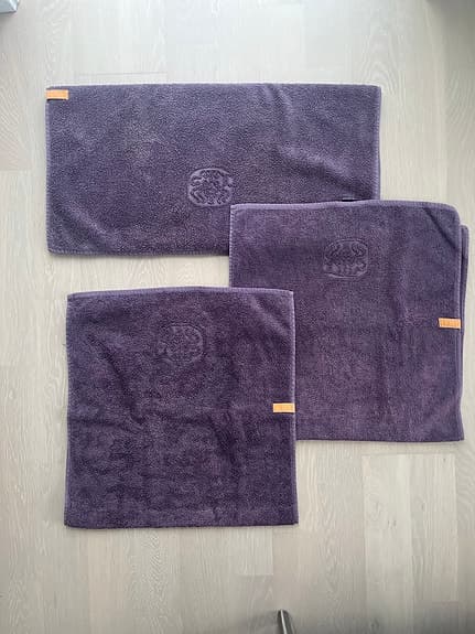 GEORG JENSEN DAMASK använda handdukar 100% bomull