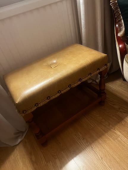 Retro bänk/ pall dekorativ och snygg