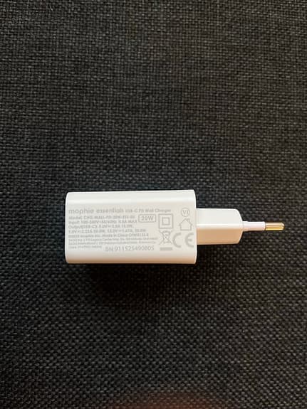 Mophie PD20W snabbladdare med USB-C port