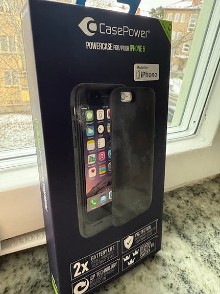 Helt nytt batteriskal iPhone 6 – CasePower 3000 mAh (Apple MFI)
