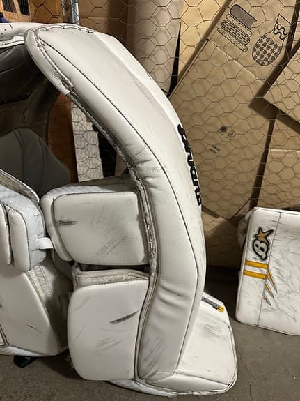 Brians 34+2 Sub Zero 3 Pro Custom benskydd. Plock och Stot