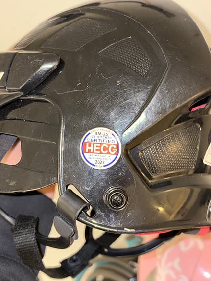 CCM ishockeyhjälm svart storlek S