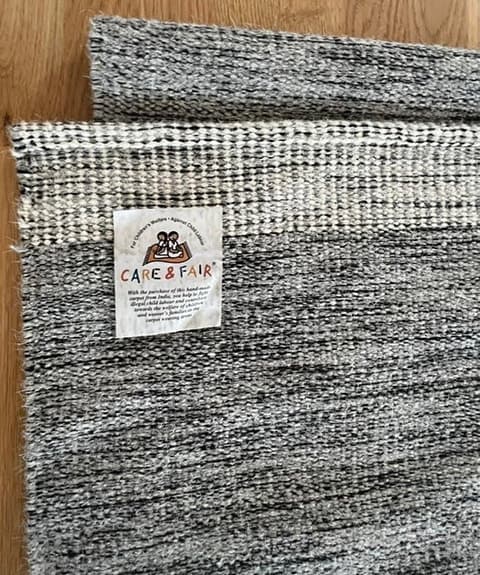 Åhléns Home matta gångmatta grå