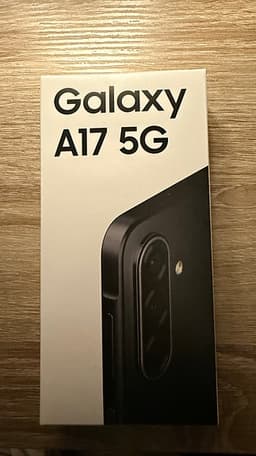 Helt ny Samsung A17 5G 128gb svart (oanvänd)