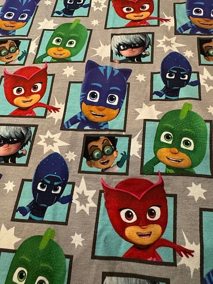 PJ Masks tyg stuvbit flerfärgad bomullt