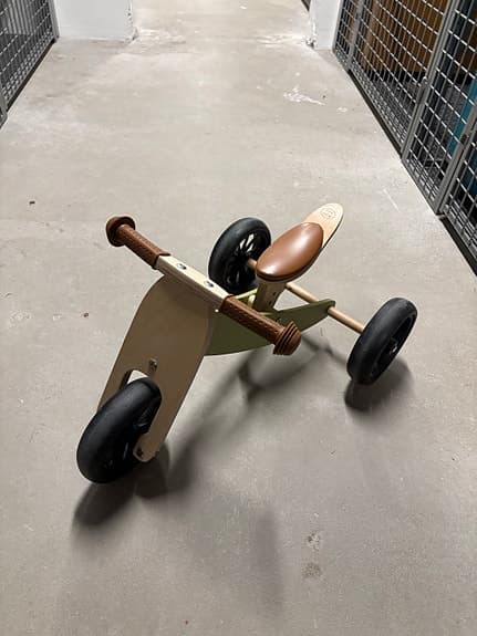 Bandits and Angels trehjuling 10" trä brun