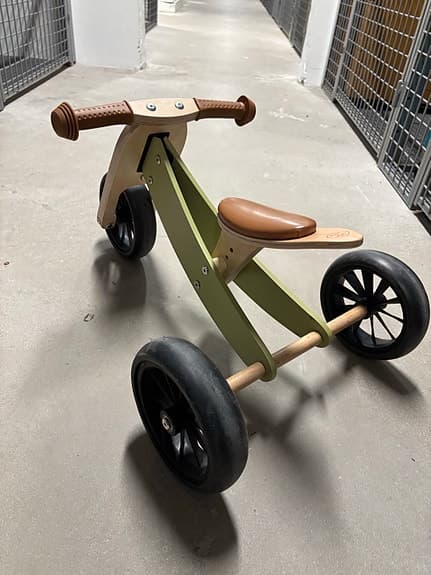 Bandits and Angels trehjuling 10" trä brun