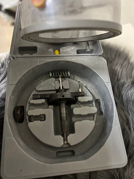 Okänd modell verktygssats för hålsåg / borrtillbehör