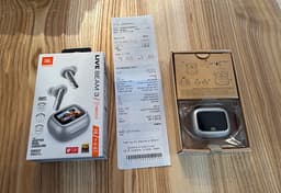 JBL Live Beam 3 trådlösa hörlurar, noise cancelling- OANVÄNDA!