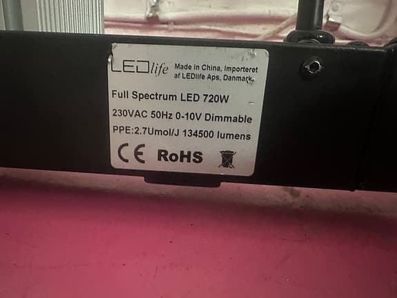 Växtbelysning Kraftfull fullspektrum växtlampa 720 w