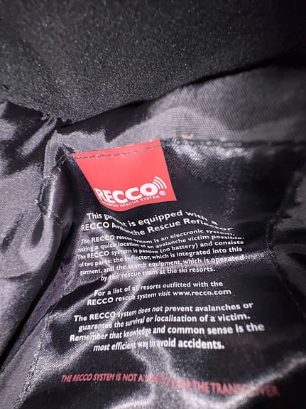 Skidbyxa, NORTHBEND, storlek S, Svart kritstrecksrandig