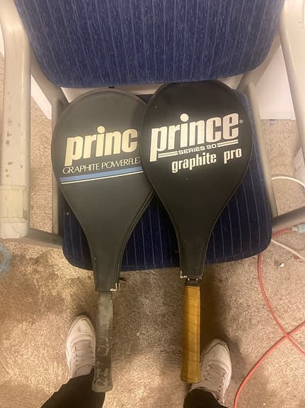Retro Prince Tennisrack – Klassiska Graphite-modeller (90-tal)
