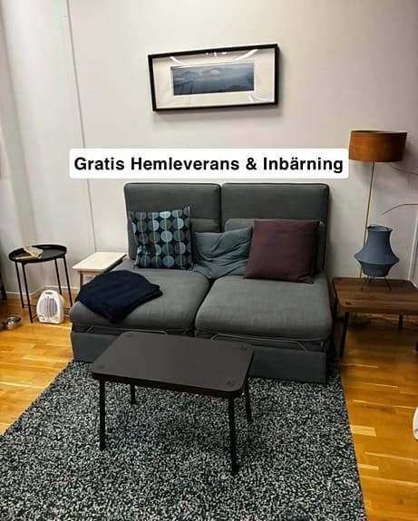 IKEA Vallentuna Bäddsoffa Nyskick Gratis Hemleverans & Inbärning