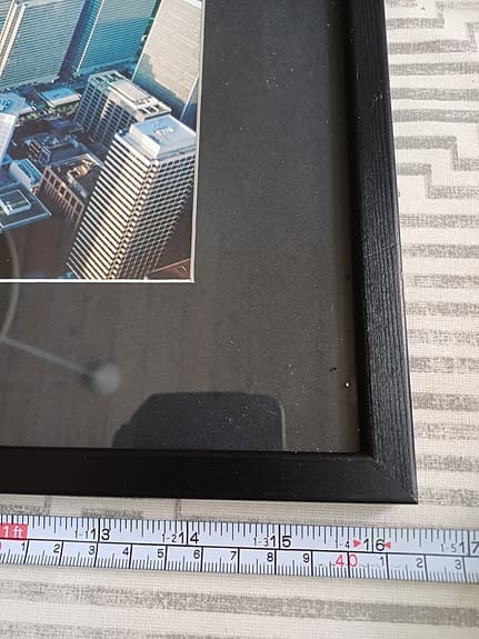 Tavla med ram över San Francisco