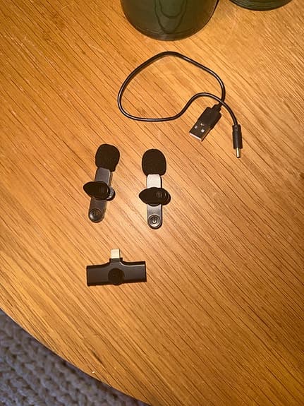 Mikrofoner - Kopplas till mobil (iPhone)