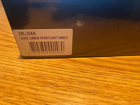 MTB light EBL304A cykellampa 2500 lumen framlykta